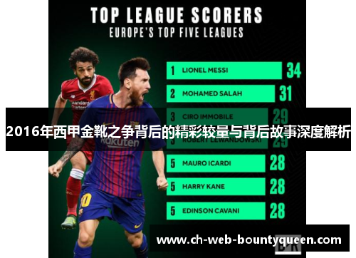 2016年西甲金靴之争背后的精彩较量与背后故事深度解析